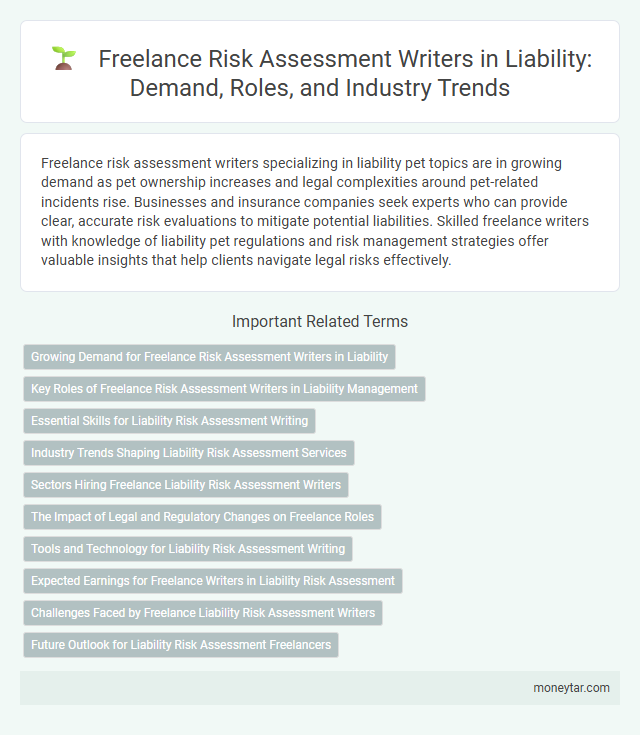 Freelance Risk Assessment Writers in Liability: Demand, Roles, and Industry Trends