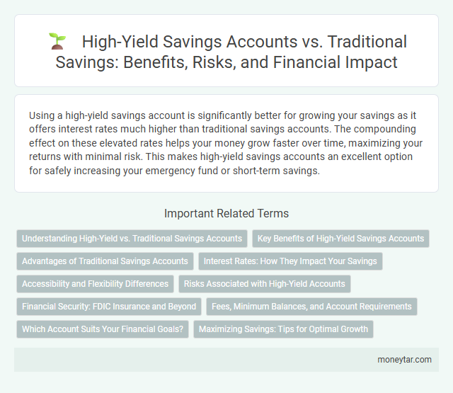 High-Yield Savings Accounts vs. Traditional Savings: Benefits, Risks, and Financial Impact