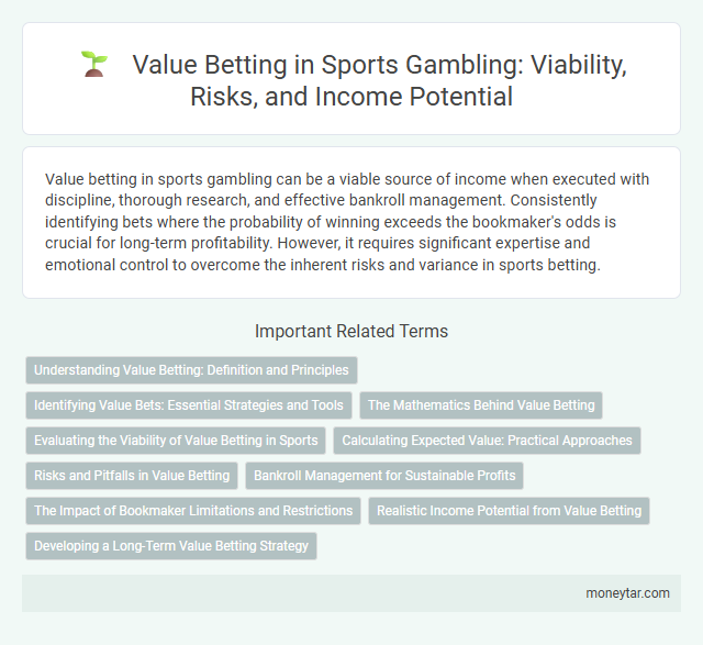 Value Betting in Sports Gambling: Viability, Risks, and Income Potential