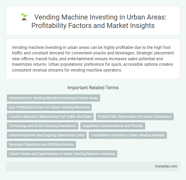Vending Machine Investing in Urban Areas: Profitability Factors and Market Insights