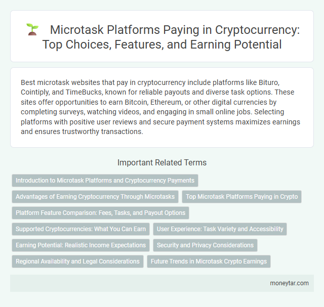 Microtask Platforms Paying in Cryptocurrency: Top Choices, Features, and Earning Potential
