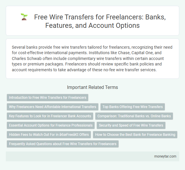 Free Wire Transfers for Freelancers: Banks, Features, and Account Options