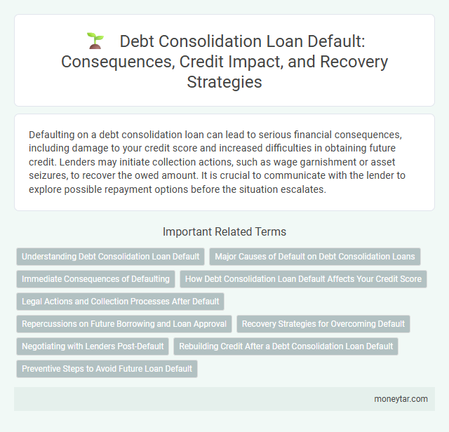 Debt Consolidation Loan Default: Consequences, Credit Impact, and Recovery Strategies