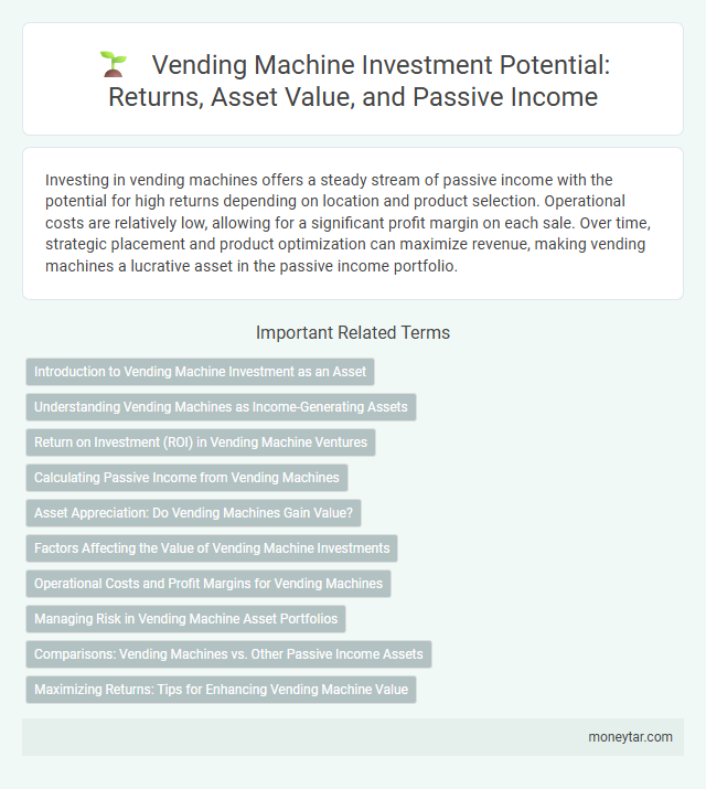 Vending Machine Investment Potential: Returns, Asset Value, and Passive Income