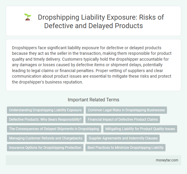 Dropshipping Liability Exposure: Risks of Defective and Delayed Products