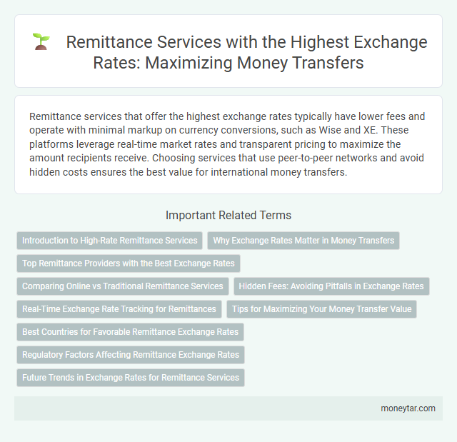 Remittance Services with the Highest Exchange Rates: Maximizing Money Transfers