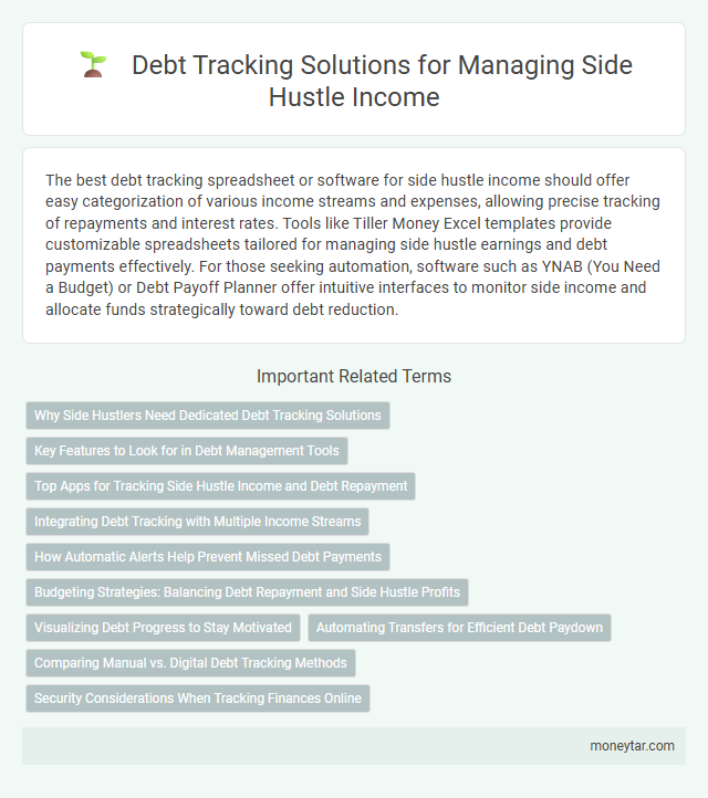 Debt Tracking Solutions for Managing Side Hustle Income