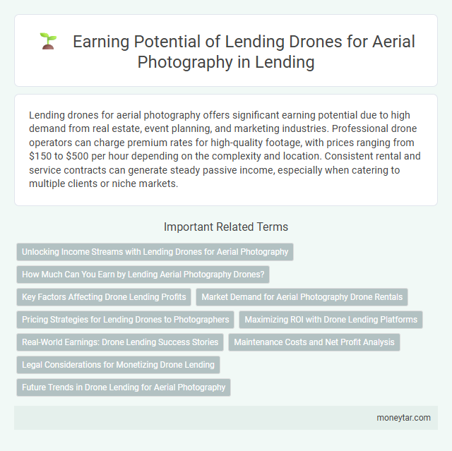 Earning Potential of Lending Drones for Aerial Photography in Lending