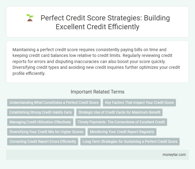 Perfect Credit Score Strategies: Building Excellent Credit Efficiently