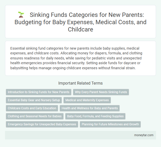 Sinking Funds Categories for New Parents: Budgeting for Baby Expenses, Medical Costs, and Childcare