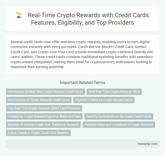 Real-Time Crypto Rewards with Credit Cards: Features, Eligibility, and Top Providers