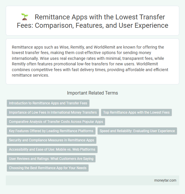 Remittance Apps with the Lowest Transfer Fees: Comparison, Features, and User Experience