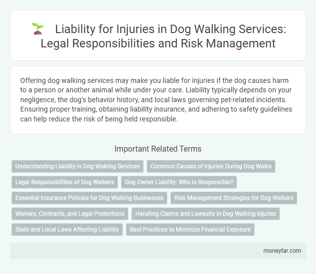 Liability for Injuries in Dog Walking Services: Legal Responsibilities and Risk Management