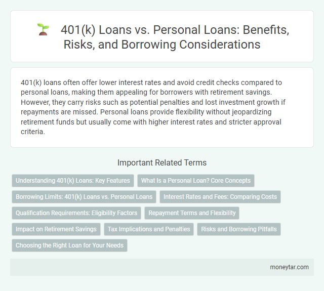 401(k) Loans vs. Personal Loans: Benefits, Risks, and Borrowing Considerations
