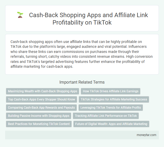 Cash-Back Shopping Apps and Affiliate Link Profitability on TikTok