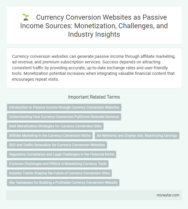 Currency Conversion Websites as Passive Income Sources: Monetization, Challenges, and Industry Insights