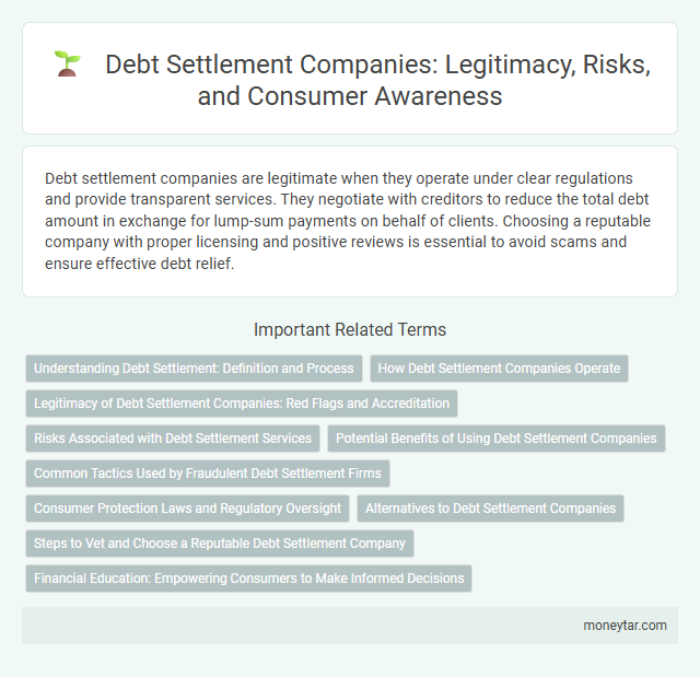 Debt Settlement Companies: Legitimacy, Risks, and Consumer Awareness