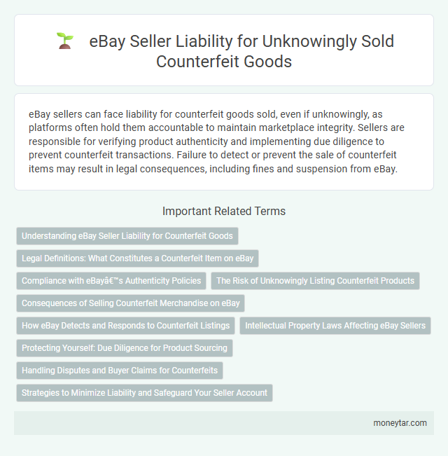 eBay Seller Liability for Unknowingly Sold Counterfeit Goods