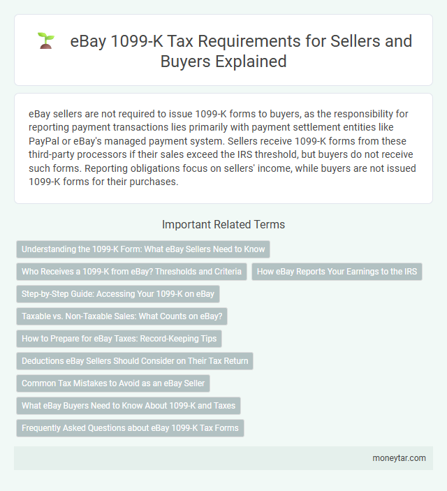 eBay 1099-K Tax Requirements for Sellers and Buyers Explained