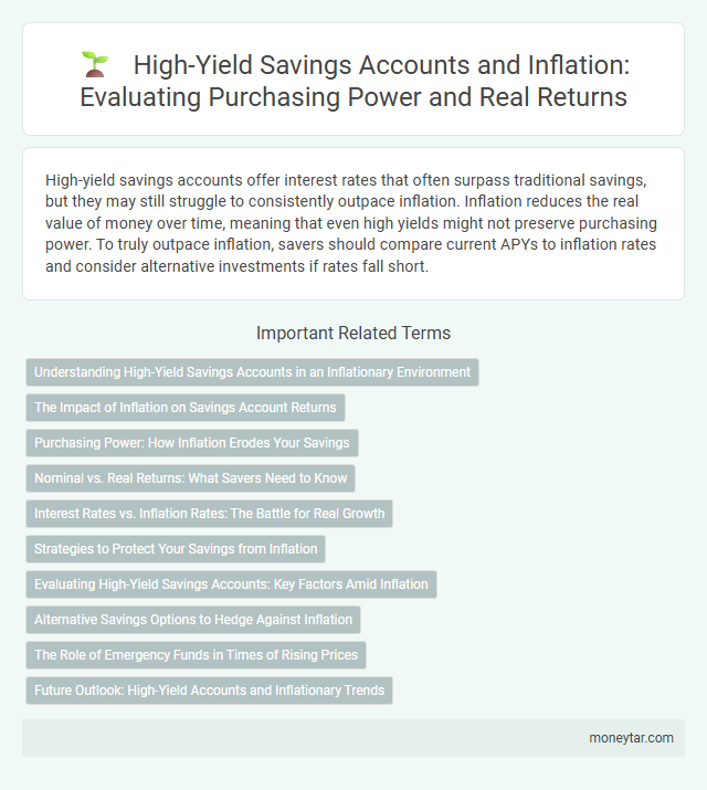 High-Yield Savings Accounts and Inflation: Evaluating Purchasing Power and Real Returns