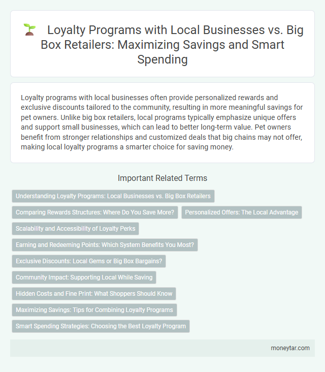 Loyalty Programs with Local Businesses vs. Big Box Retailers: Maximizing Savings and Smart Spending
