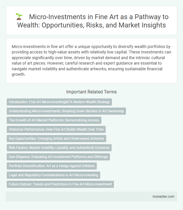 Micro-Investments in Fine Art as a Pathway to Wealth: Opportunities, Risks, and Market Insights