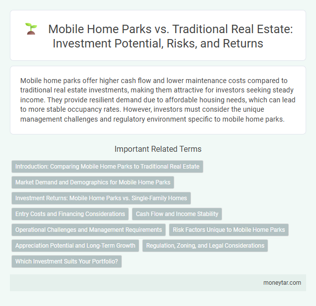 Mobile Home Parks vs. Traditional Real Estate: Investment Potential, Risks, and Returns