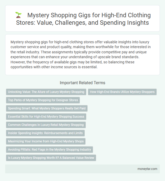 Mystery Shopping Gigs for High-End Clothing Stores: Value, Challenges, and Spending Insights