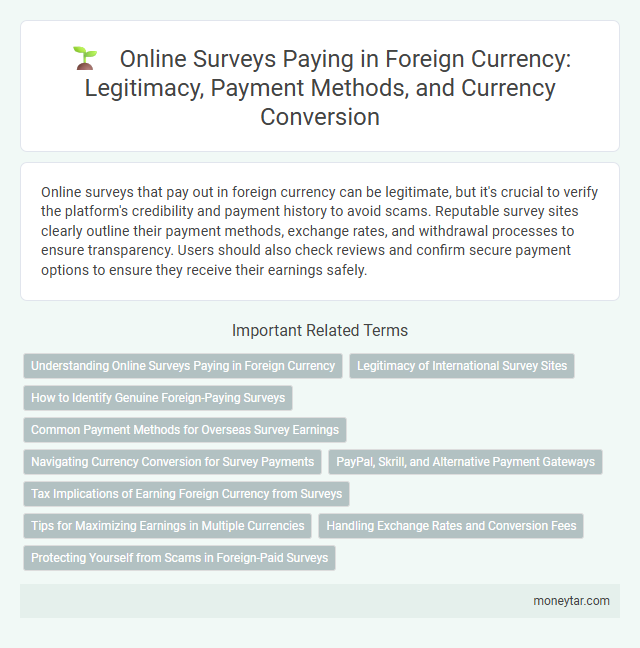 Online Surveys Paying in Foreign Currency: Legitimacy, Payment Methods, and Currency Conversion