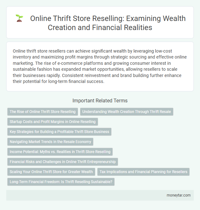 Online Thrift Store Reselling: Examining Wealth Creation and Financial Realities