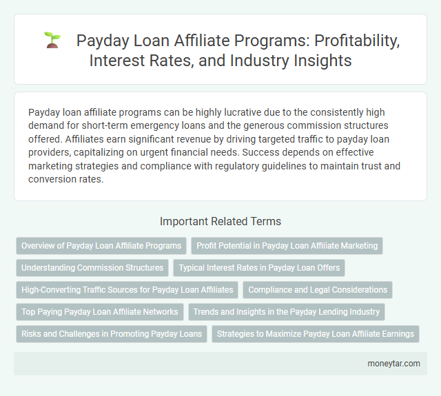 Payday Loan Affiliate Programs: Profitability, Interest Rates, and Industry Insights