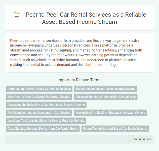 Peer-to-Peer Car Rental Services as a Reliable Asset-Based Income Stream