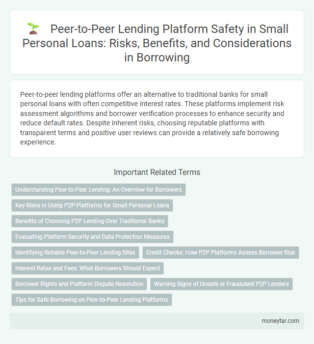 Peer-to-Peer Lending Platform Safety in Small Personal Loans: Risks, Benefits, and Considerations in Borrowing