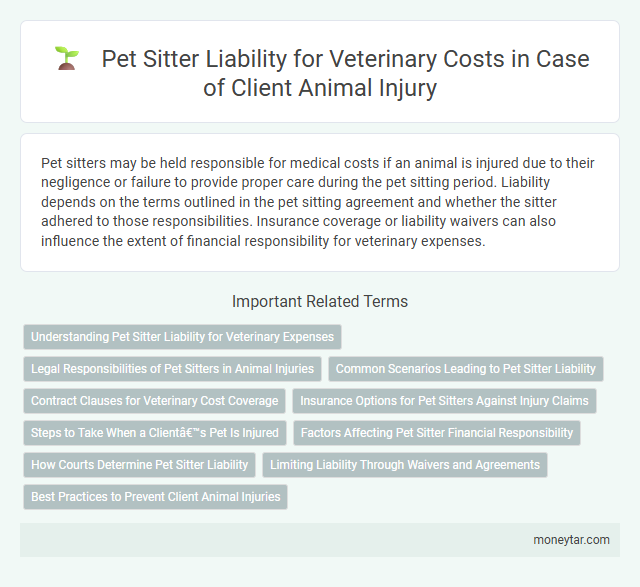 Pet Sitter Liability for Veterinary Costs in Case of Client Animal Injury