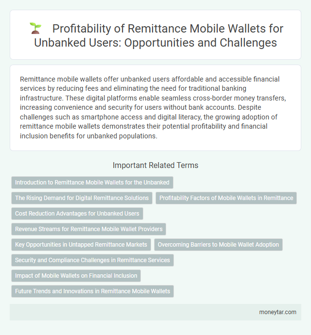 Profitability of Remittance Mobile Wallets for Unbanked Users: Opportunities and Challenges