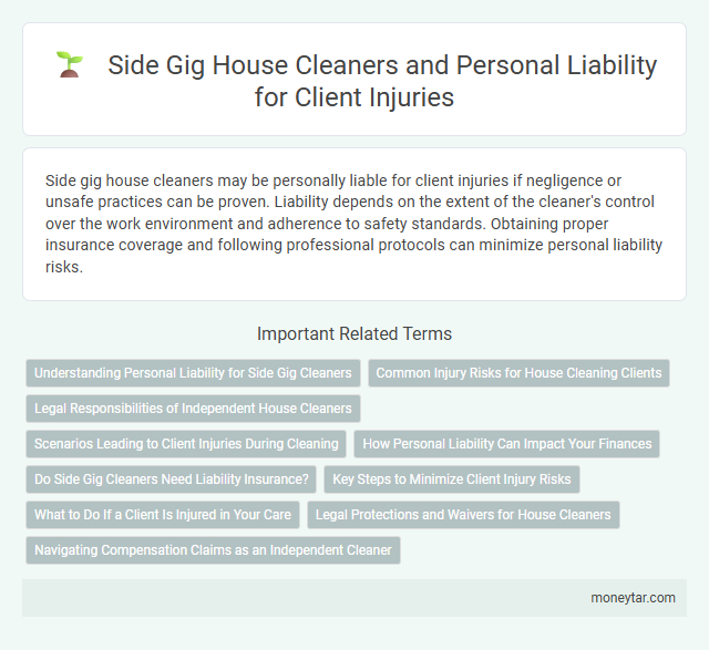 Side Gig House Cleaners and Personal Liability for Client Injuries