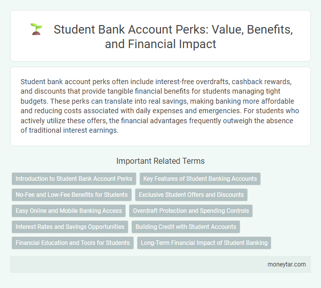 Student Bank Account Perks: Value, Benefits, and Financial Impact
