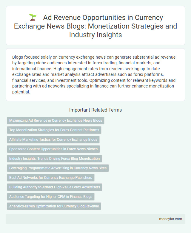Ad Revenue Opportunities in Currency Exchange News Blogs: Monetization Strategies and Industry Insights