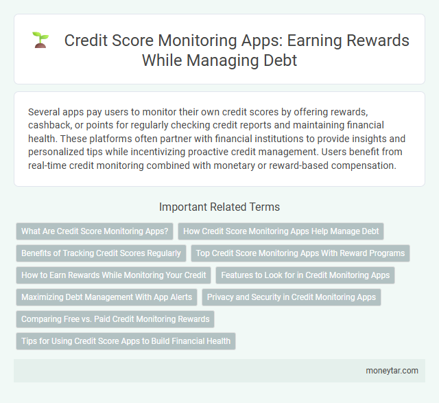 Credit Score Monitoring Apps: Earning Rewards While Managing Debt