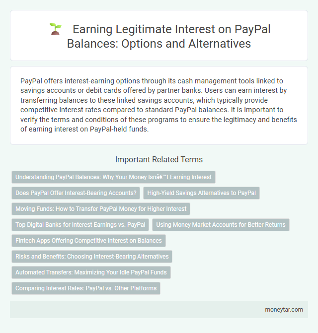 Earning Legitimate Interest on PayPal Balances: Options and Alternatives