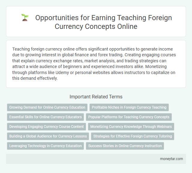 Opportunities for Earning Teaching Foreign Currency Concepts Online