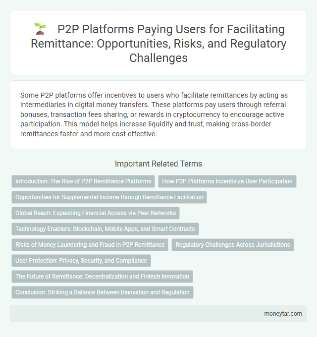 P2P Platforms Paying Users for Facilitating Remittance: Opportunities, Risks, and Regulatory Challenges