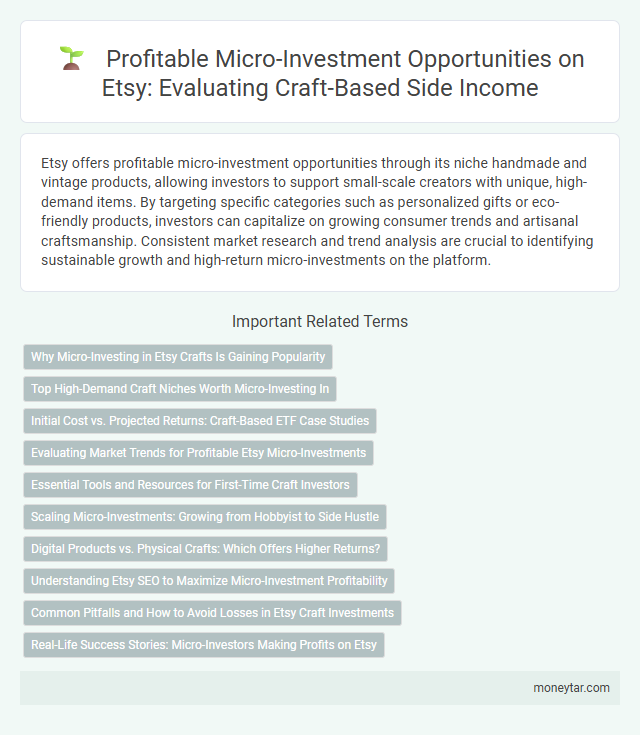 Profitable Micro-Investment Opportunities on Etsy: Evaluating Craft-Based Side Income