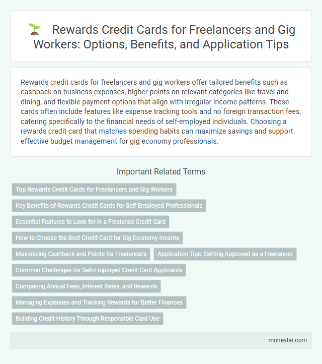 Rewards Credit Cards for Freelancers and Gig Workers: Options, Benefits, and Application Tips