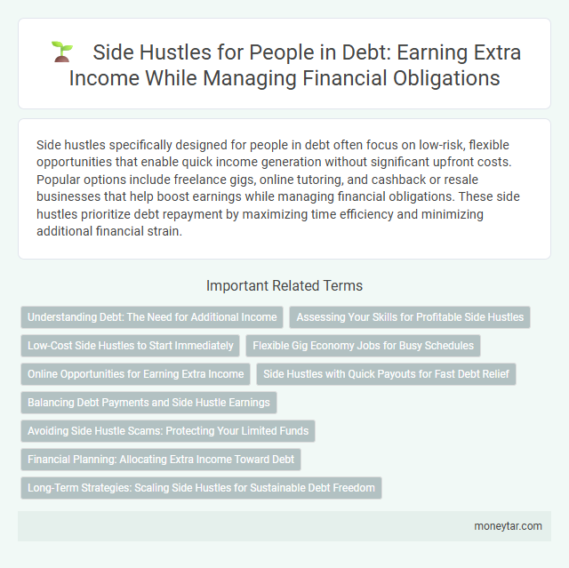 Side Hustles for People in Debt: Earning Extra Income While Managing Financial Obligations