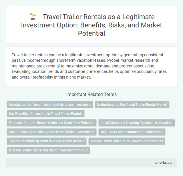 Travel Trailer Rentals as a Legitimate Investment Option: Benefits, Risks, and Market Potential