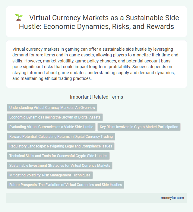Virtual Currency Markets as a Sustainable Side Hustle: Economic Dynamics, Risks, and Rewards
