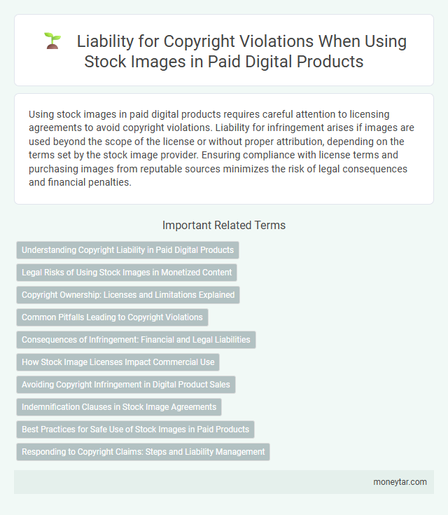 Liability for Copyright Violations When Using Stock Images in Paid Digital Products