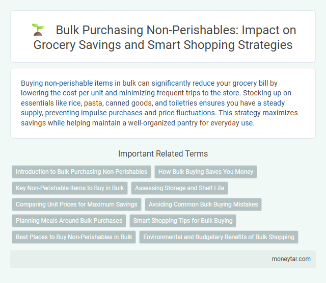 Bulk Purchasing Non-Perishables: Impact on Grocery Savings and Smart Shopping Strategies