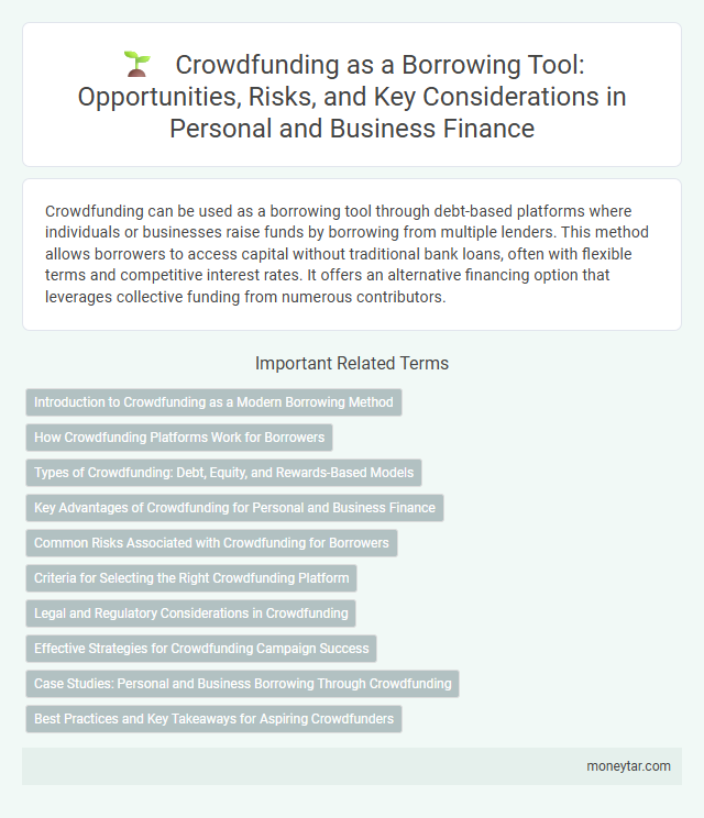 Crowdfunding as a Borrowing Tool: Opportunities, Risks, and Key Considerations in Personal and Business Finance